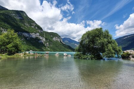 Lago di Molveno costa meridionale