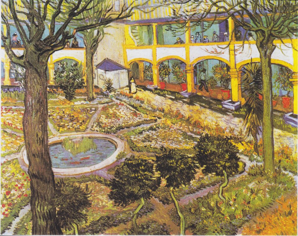 Giardino dell'ospedale di Arles Van Gogh