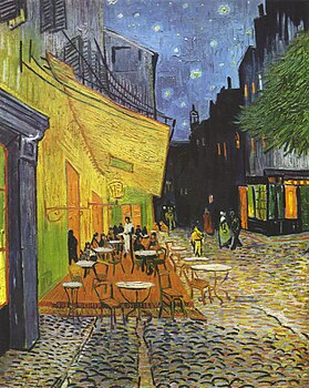 Terrazza del caffè la sera (1888) Van Gogh